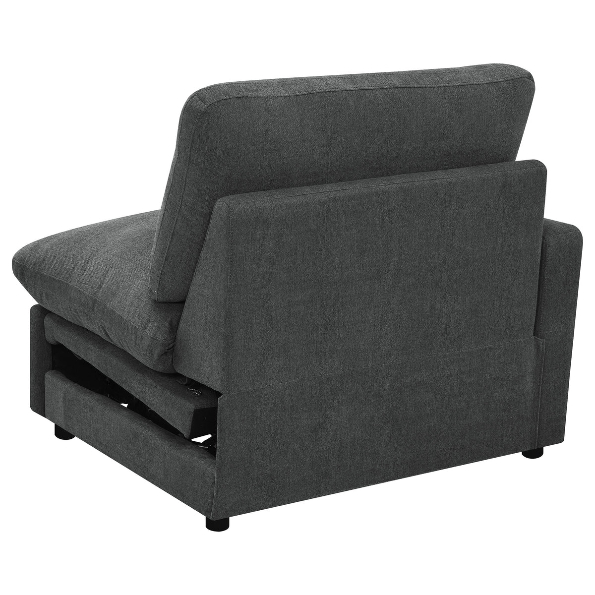 Collins Modular Power Recliner - Dark Grey, Left Arm Facing