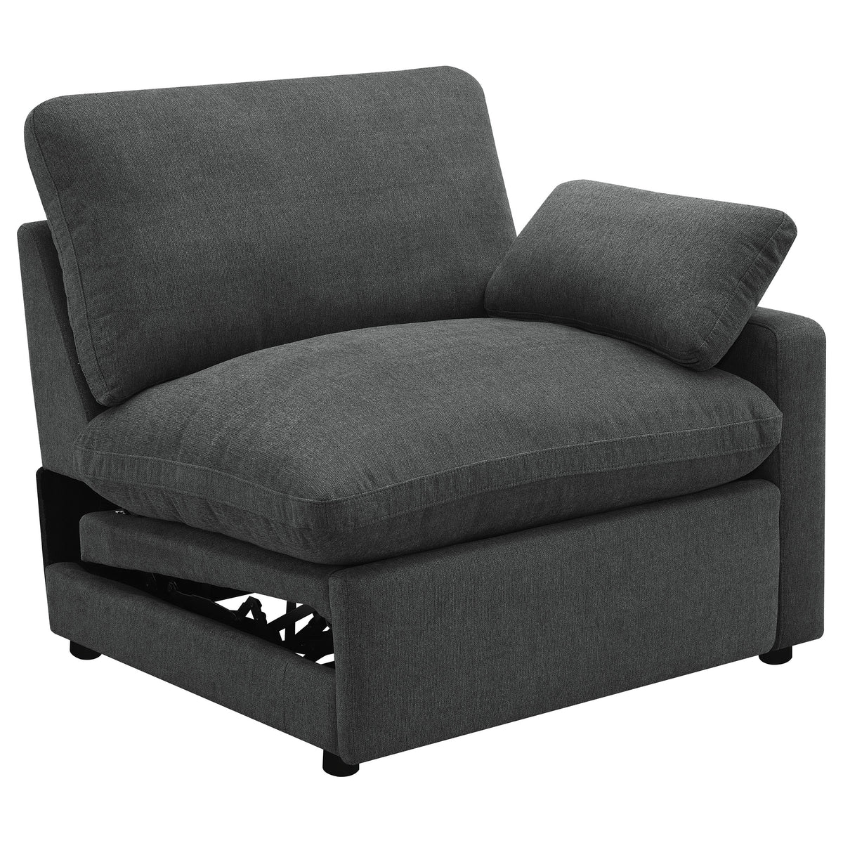 Collins Modular Power Recliner - Dark Grey, Right Arm Facing