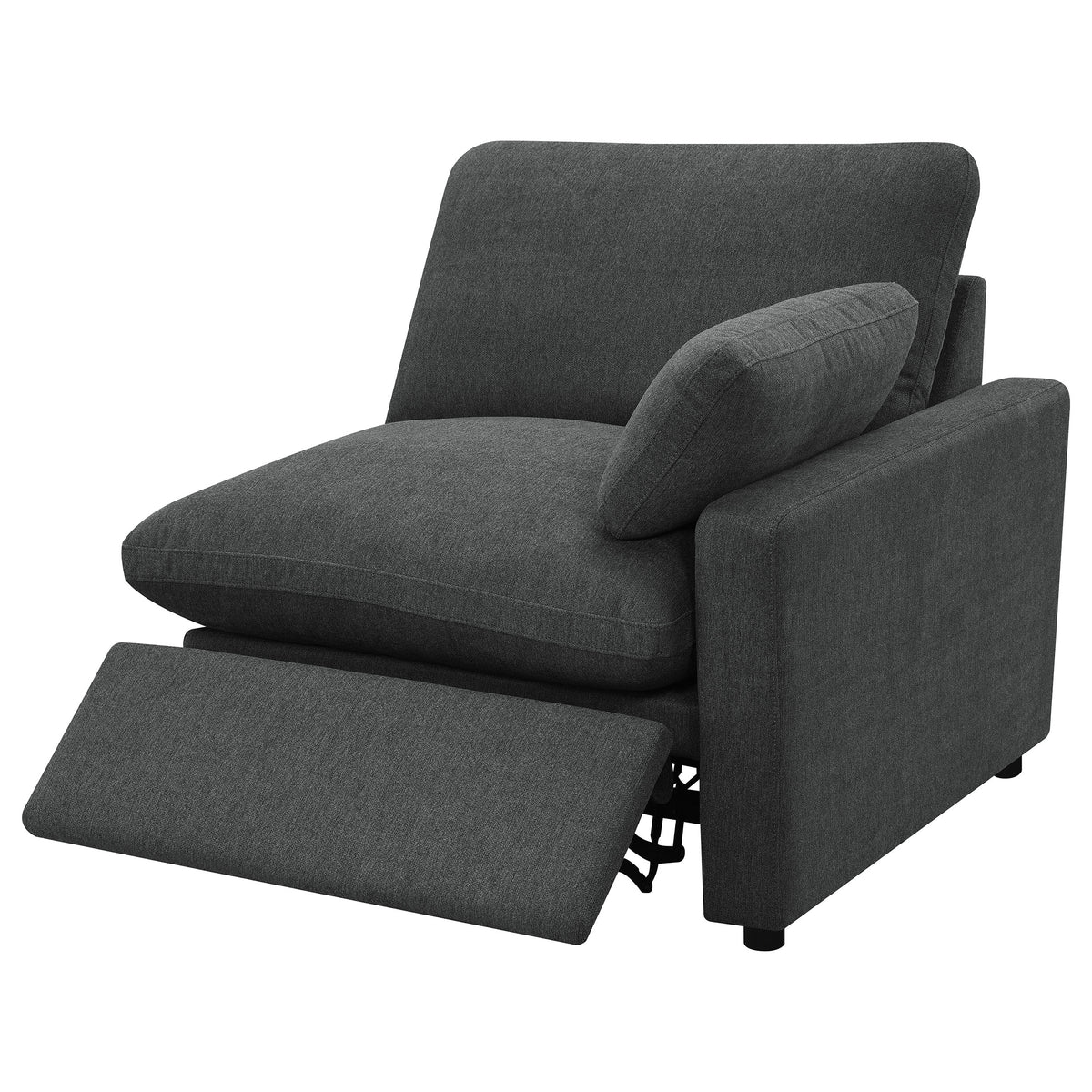Collins Modular Power Recliner - Dark Grey, Right Arm Facing
