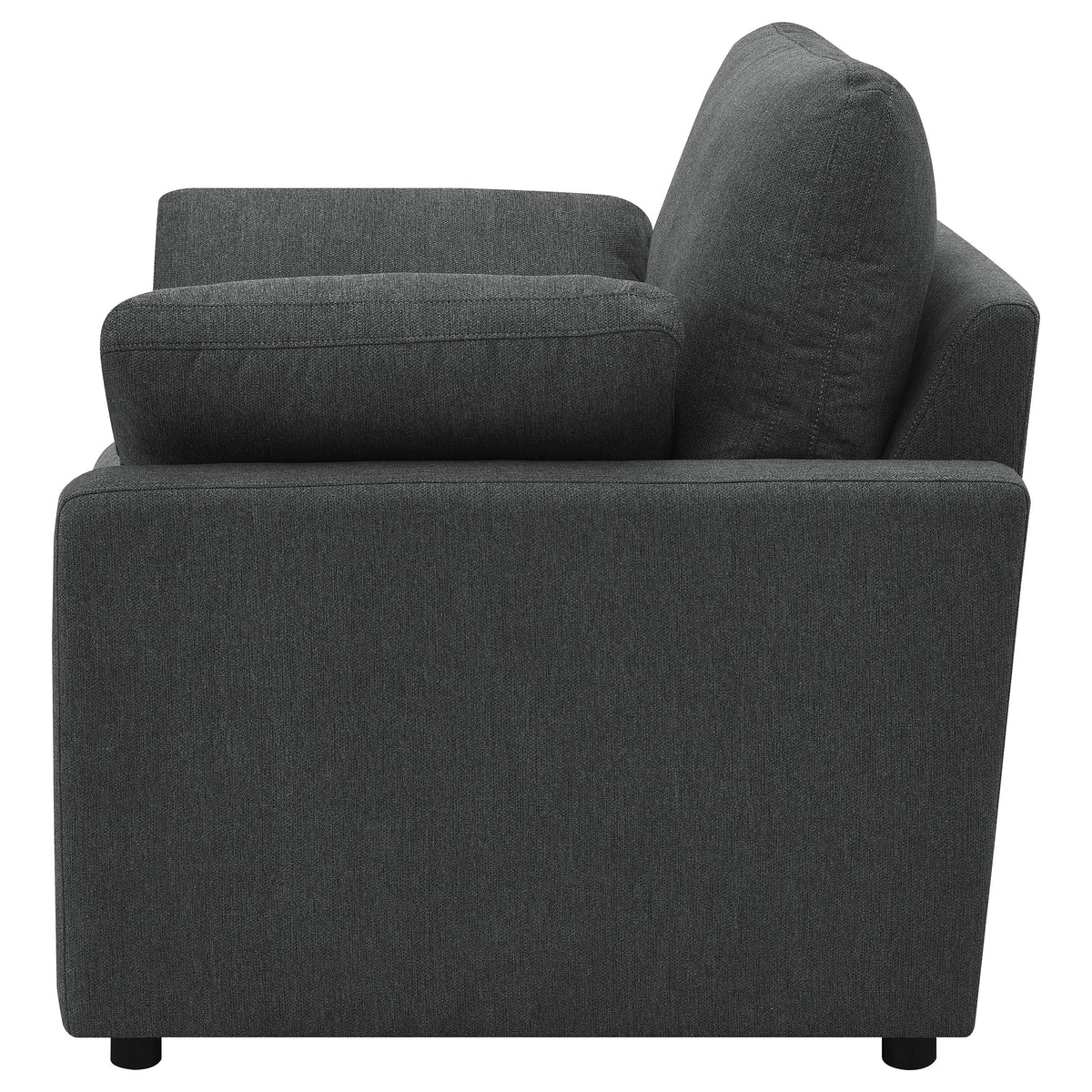 Collins Upholstered Power Recliner Chair - Dark Grey