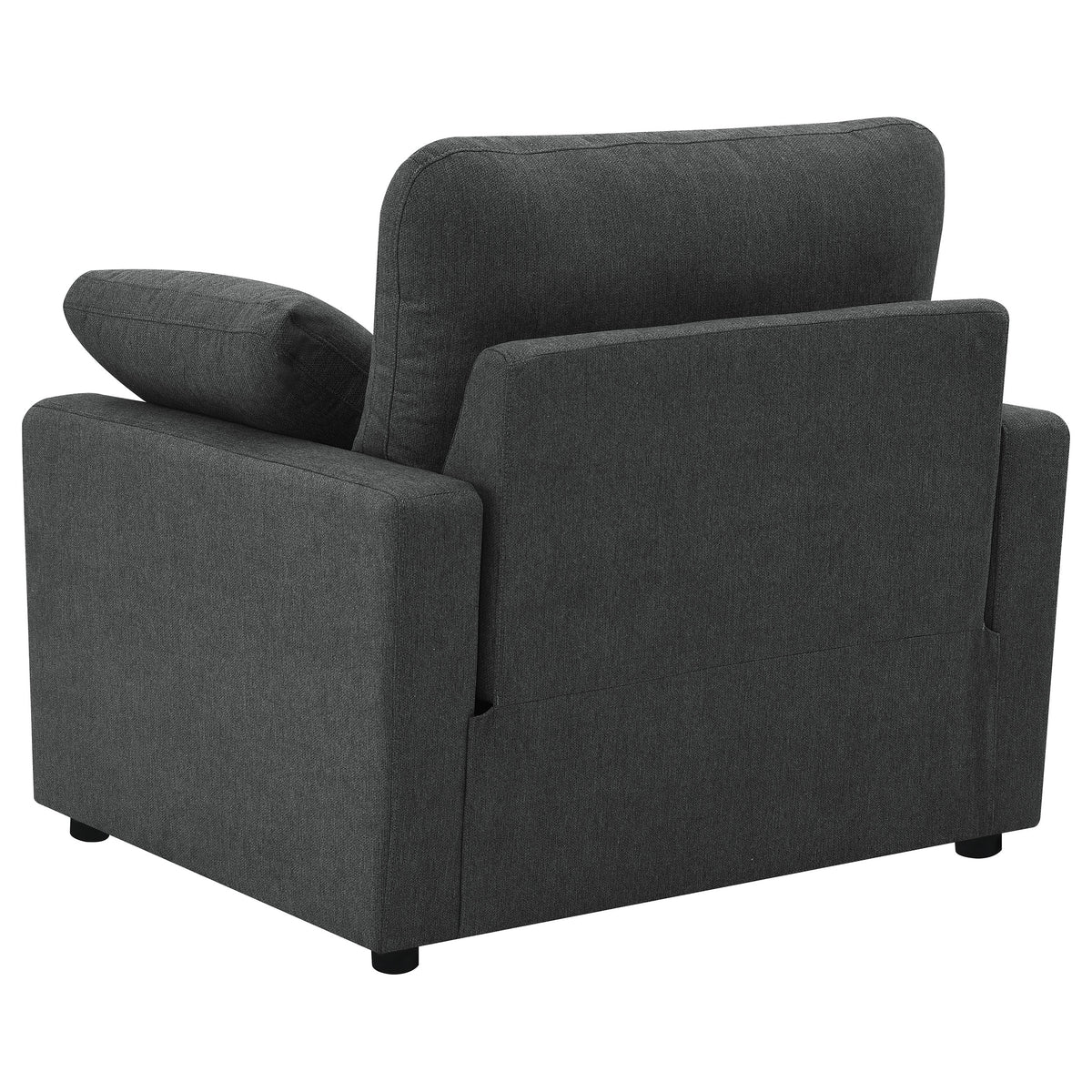 Collins Upholstered Power Recliner Chair - Dark Grey