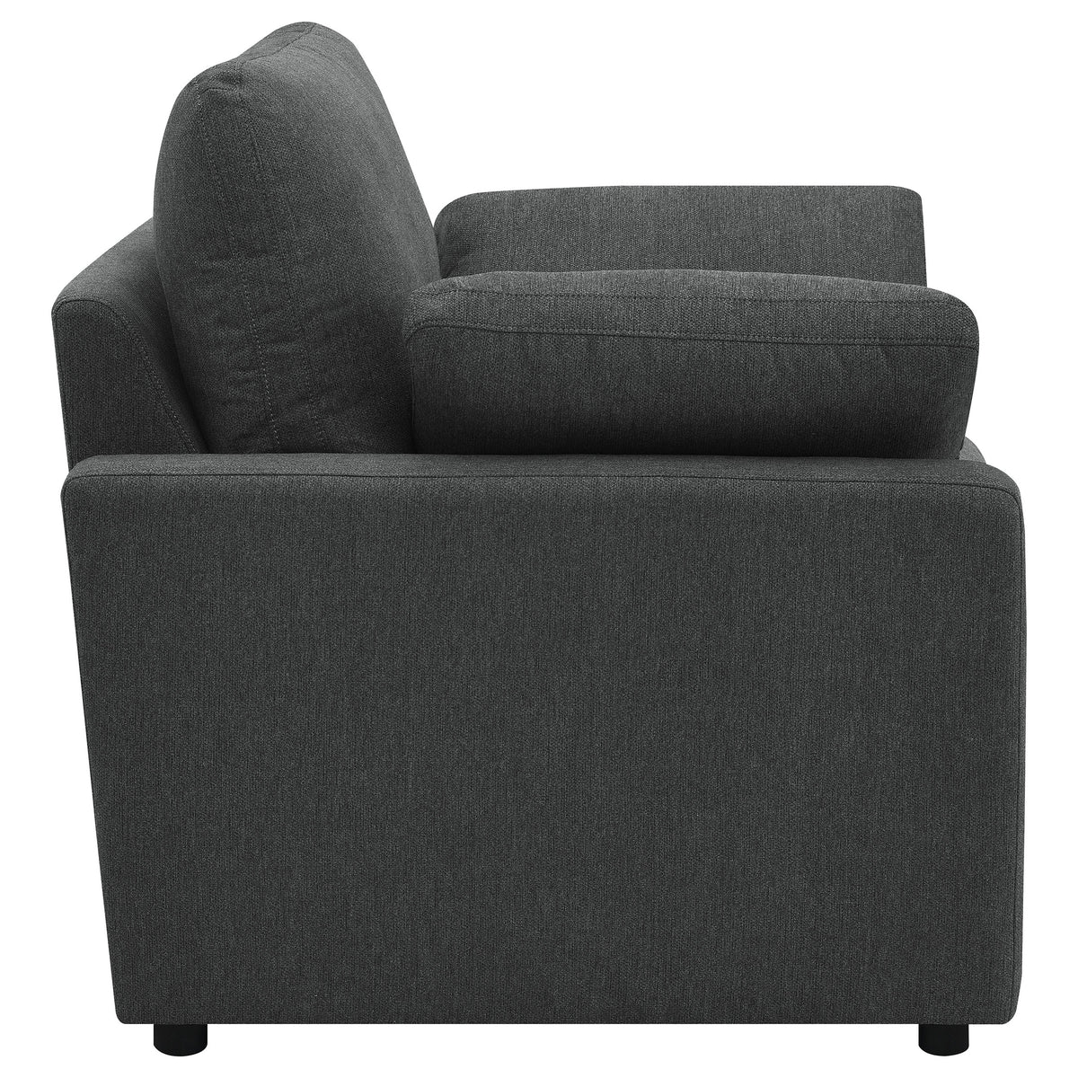 Collins Upholstered Power Recliner Chair - Dark Grey