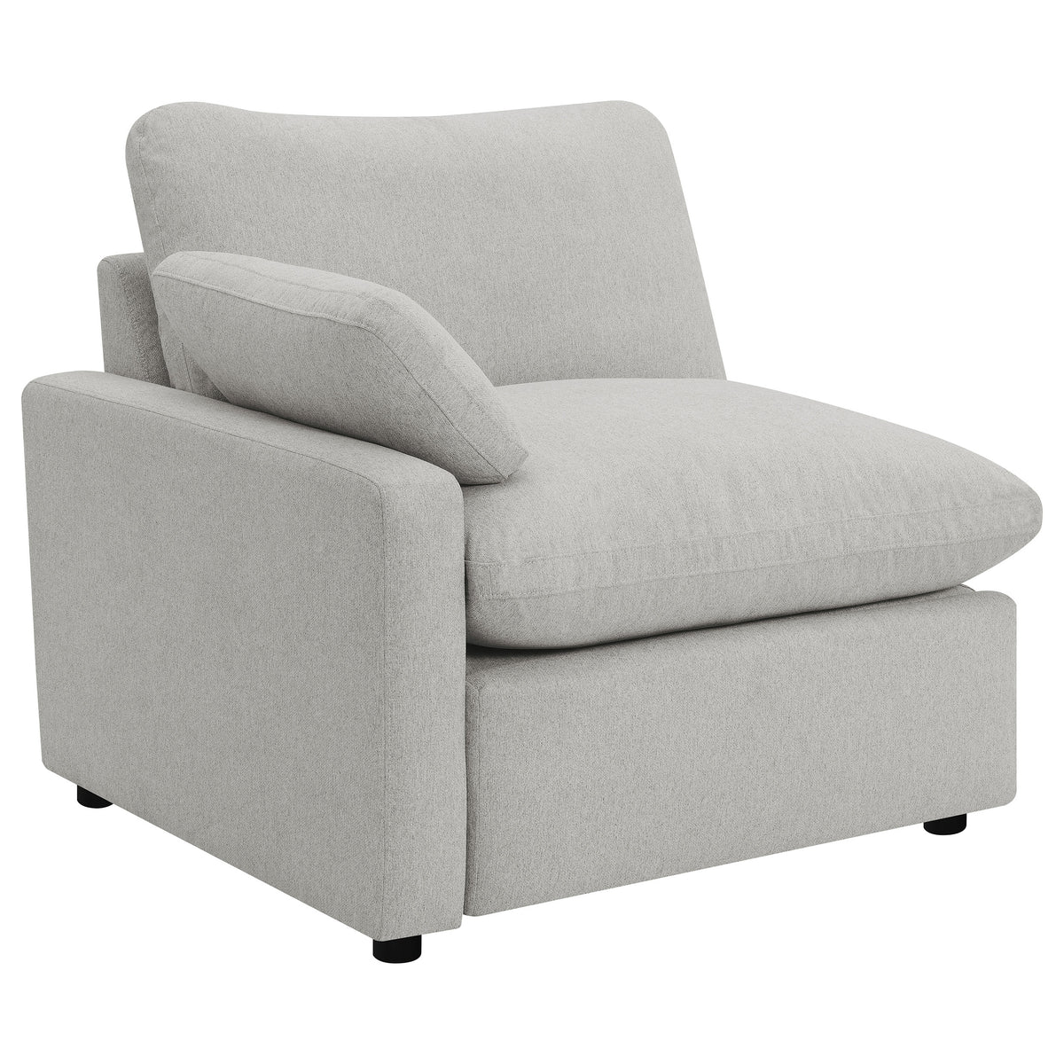 Collins Modular Power Recliner - Grey, Left Arm Facing