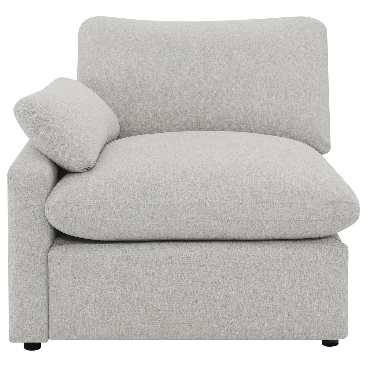 Collins Modular Power Recliner - Grey, Left Arm Facing
