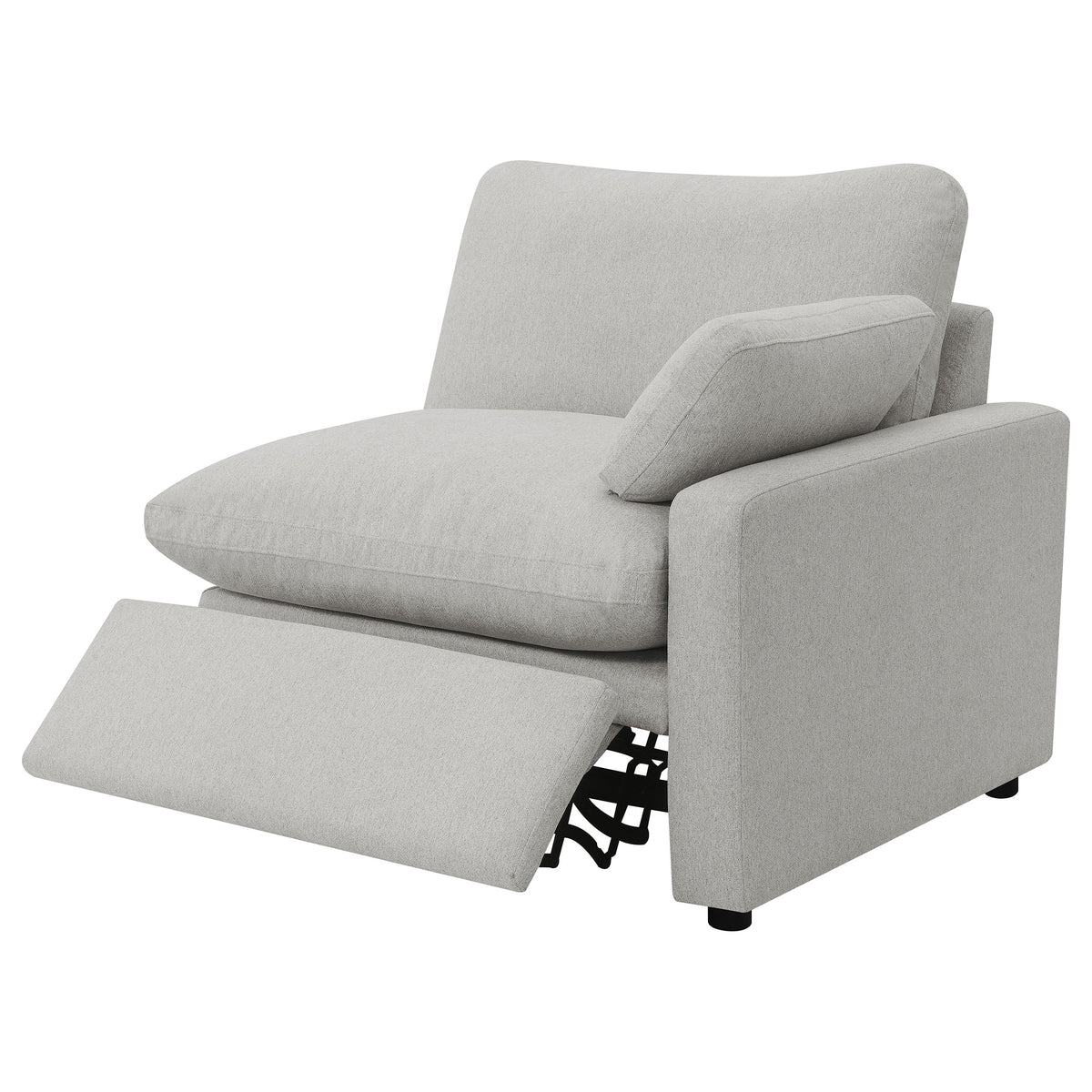 Collins Modular Power Recliner - Grey, Right Arm Facing