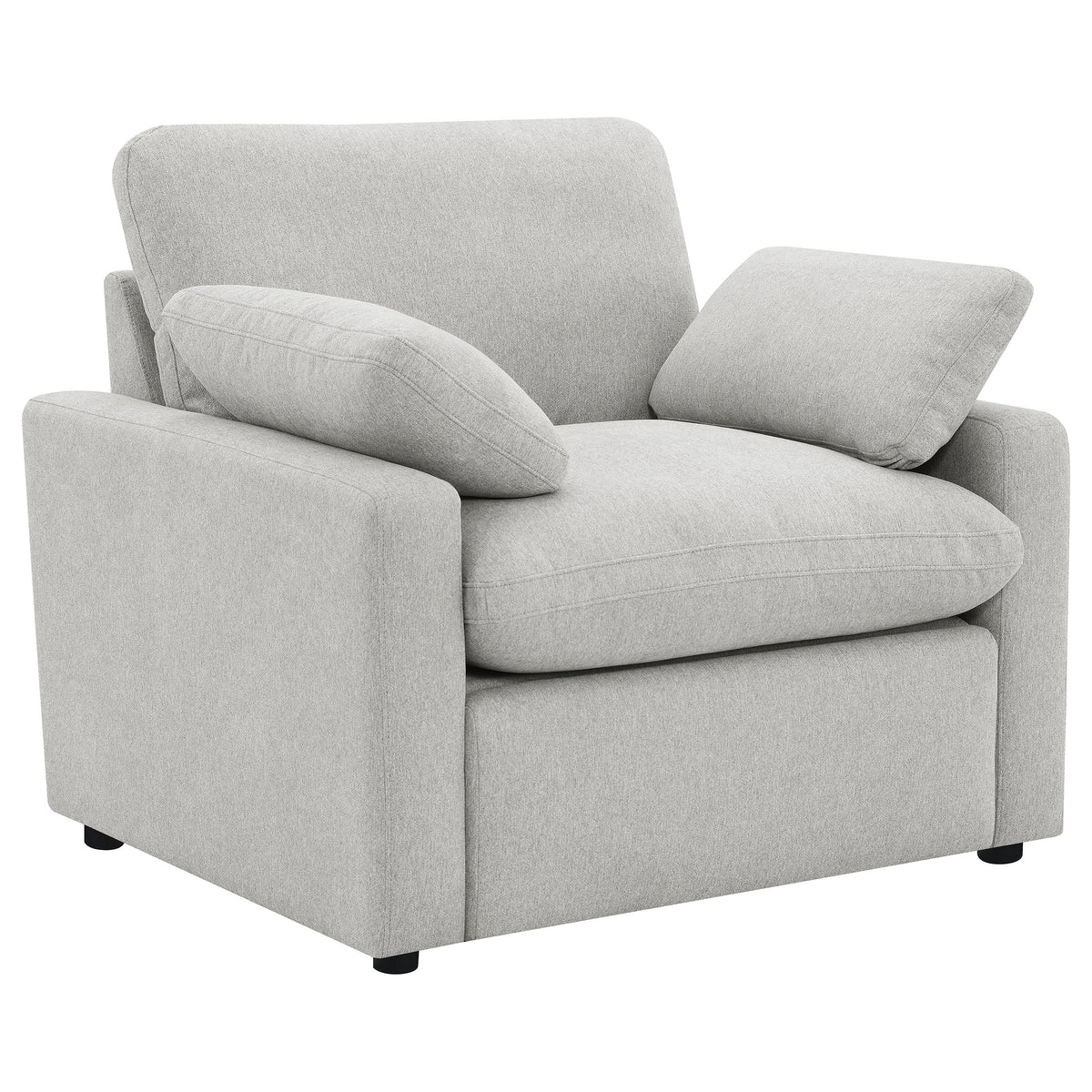 Collins Upholstered Power Recliner Chair - Grey