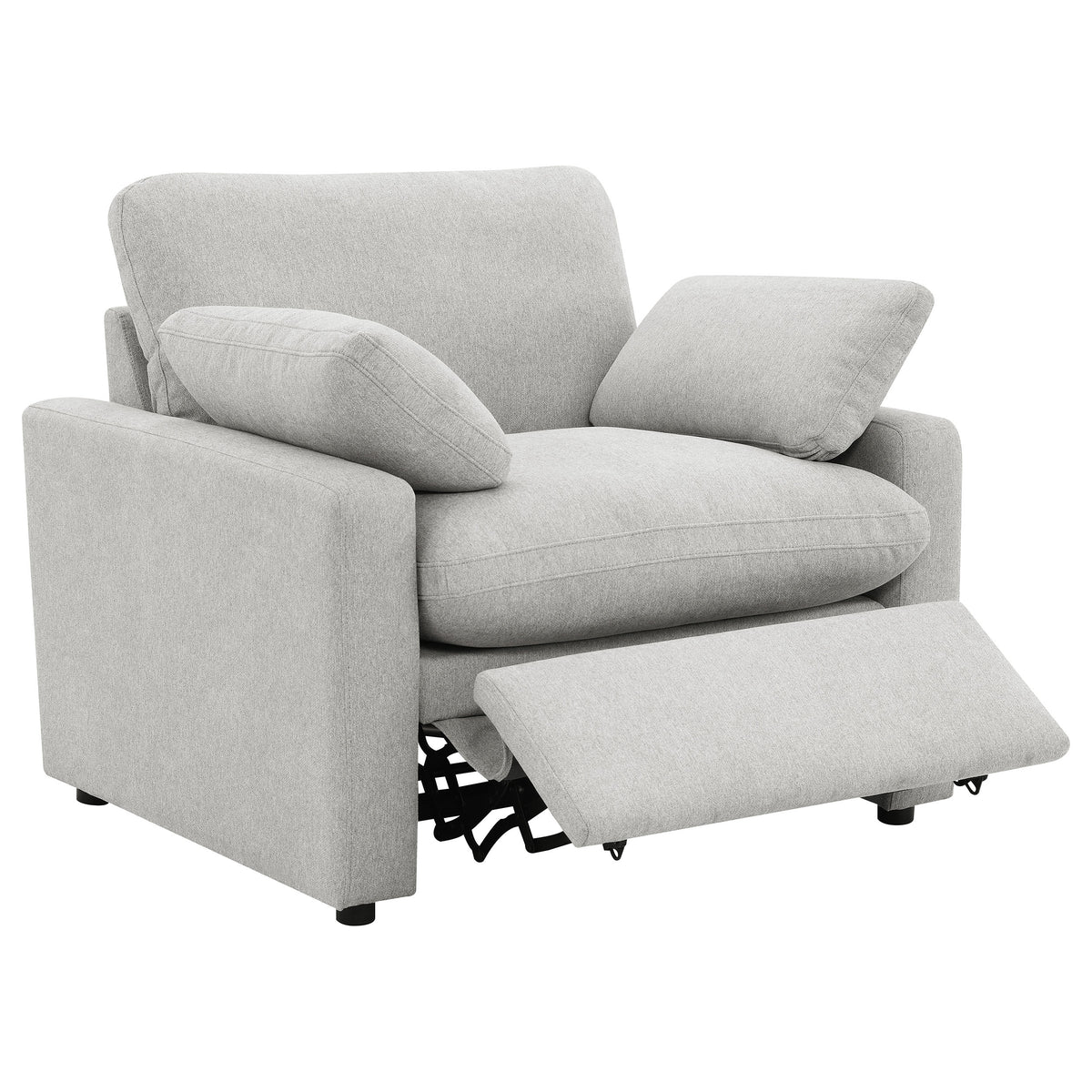 Collins Upholstered Power Recliner Chair - Grey