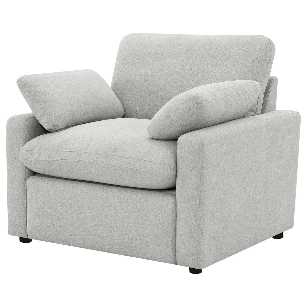 Collins Upholstered Power Recliner Chair - Grey