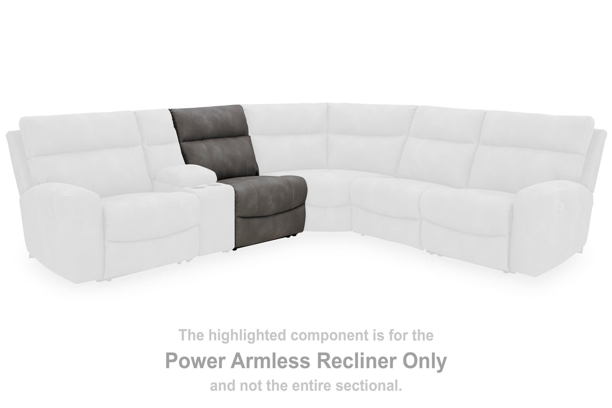 Next-Gen Durapella PWR Armless REC w/ADJ Headrest Microfiber