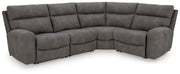 Next-Gen Durapella 4-Piece Power Reclining Sectional Microfiber