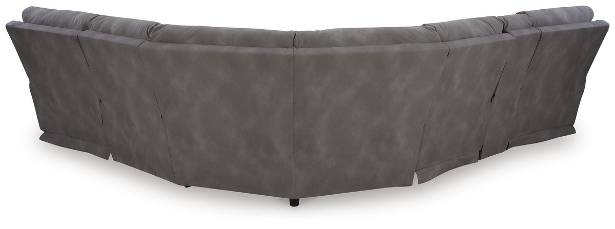 Next-Gen Durapella 6-Piece Power Reclining Sectional Microfiber