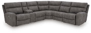 Next-Gen Durapella 6-Piece Power Reclining Sectional Microfiber