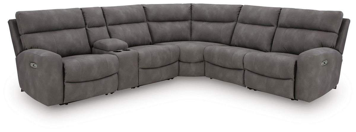 Next-Gen Durapella 6-Piece Power Reclining Sectional Microfiber