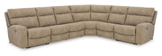 Next-Gen Durapella 6-Piece Power Reclining Sectional Microfiber