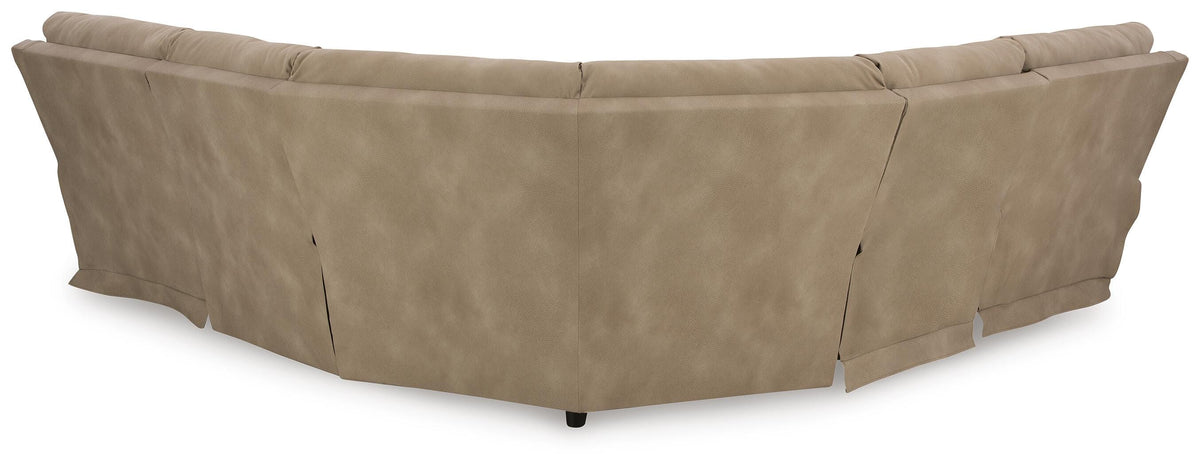 Next-Gen Durapella 5-Piece Power Reclining Sectional Microfiber