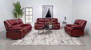 Camila 3-piece Upholstered Reclining Sofa Set
