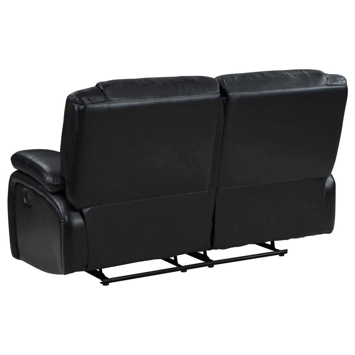 Camila 3-piece Upholstered Reclining Sofa Set - Black
