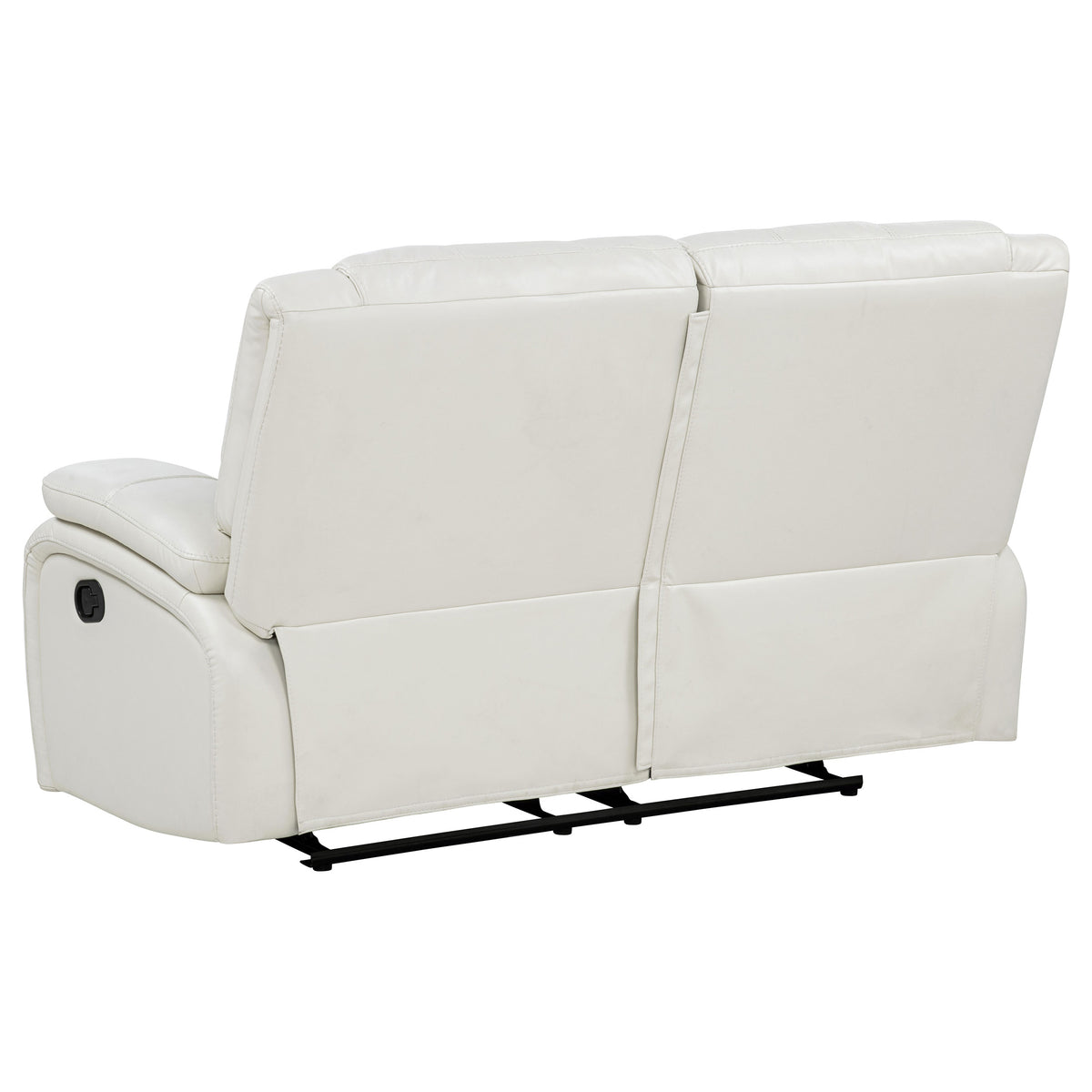 Camila 3-piece Upholstered Reclining Sofa Set - White