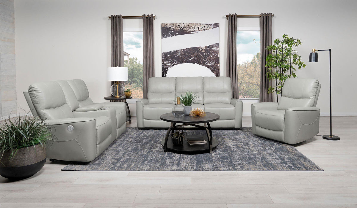 Greenfield 3-piece Power Reclining Sofa Set - Dove Grey