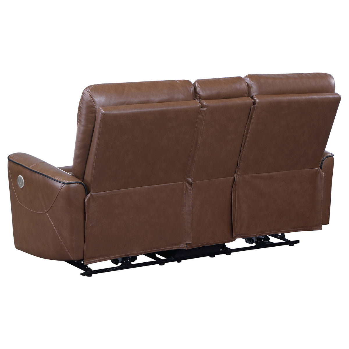 Greenfield 3-piece Power Reclining Sofa Set - Saddle Brown
