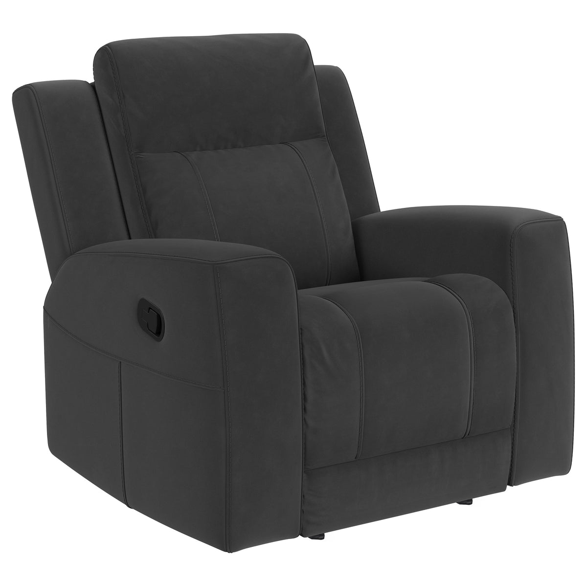 Brentwood Upholstered Recliner Chair - Dark Charcoal