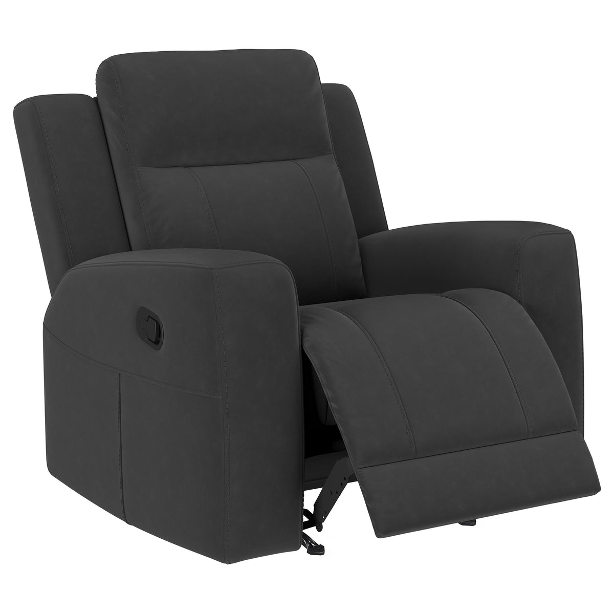 Brentwood Upholstered Recliner Chair - Dark Charcoal