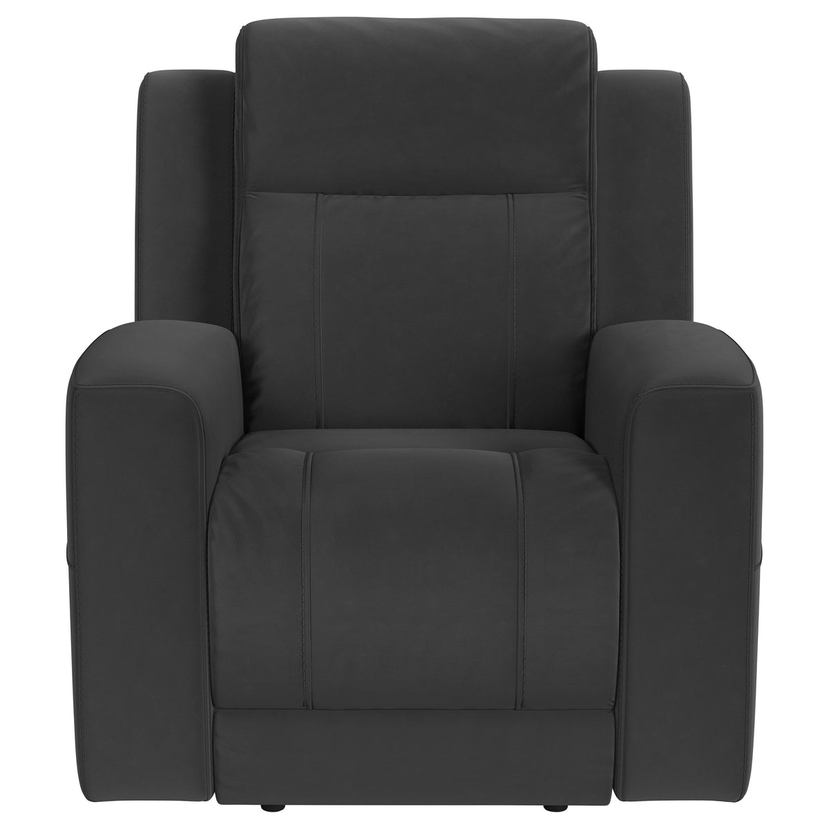 Brentwood Upholstered Recliner Chair - Dark Charcoal
