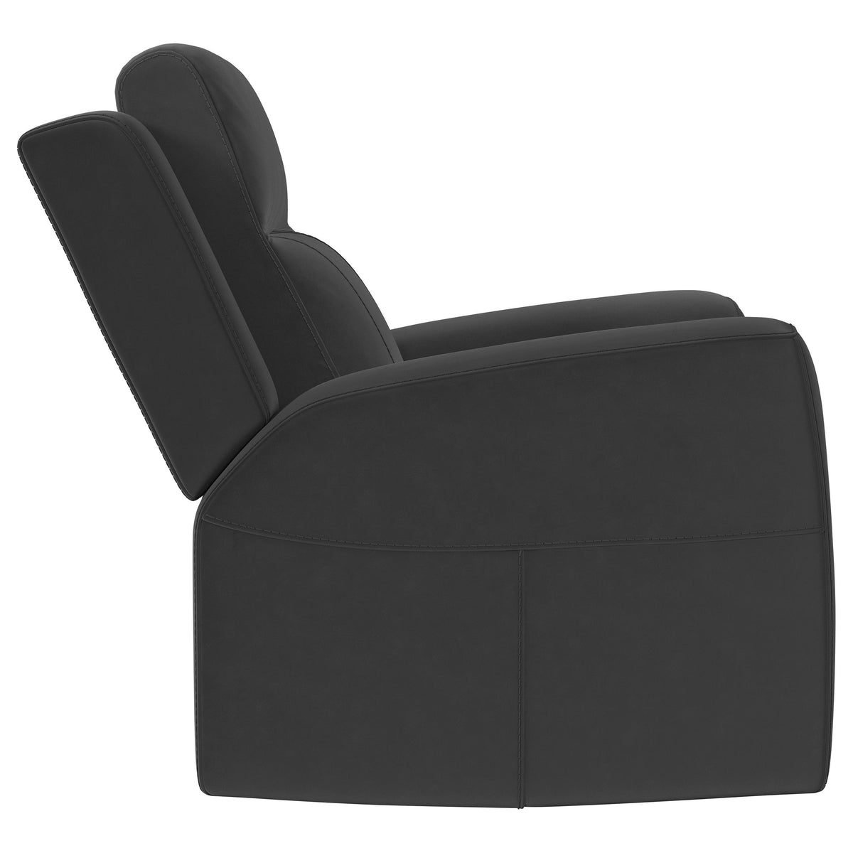 Brentwood Upholstered Recliner Chair - Dark Charcoal