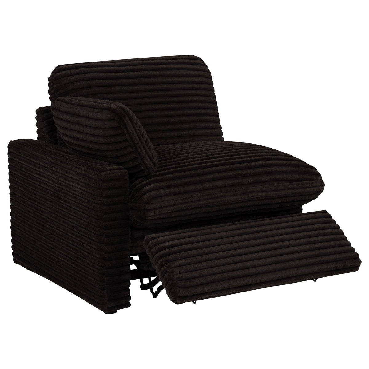 Collins Modular Power Recliner - Chocolate Brown, Left Arm Facing