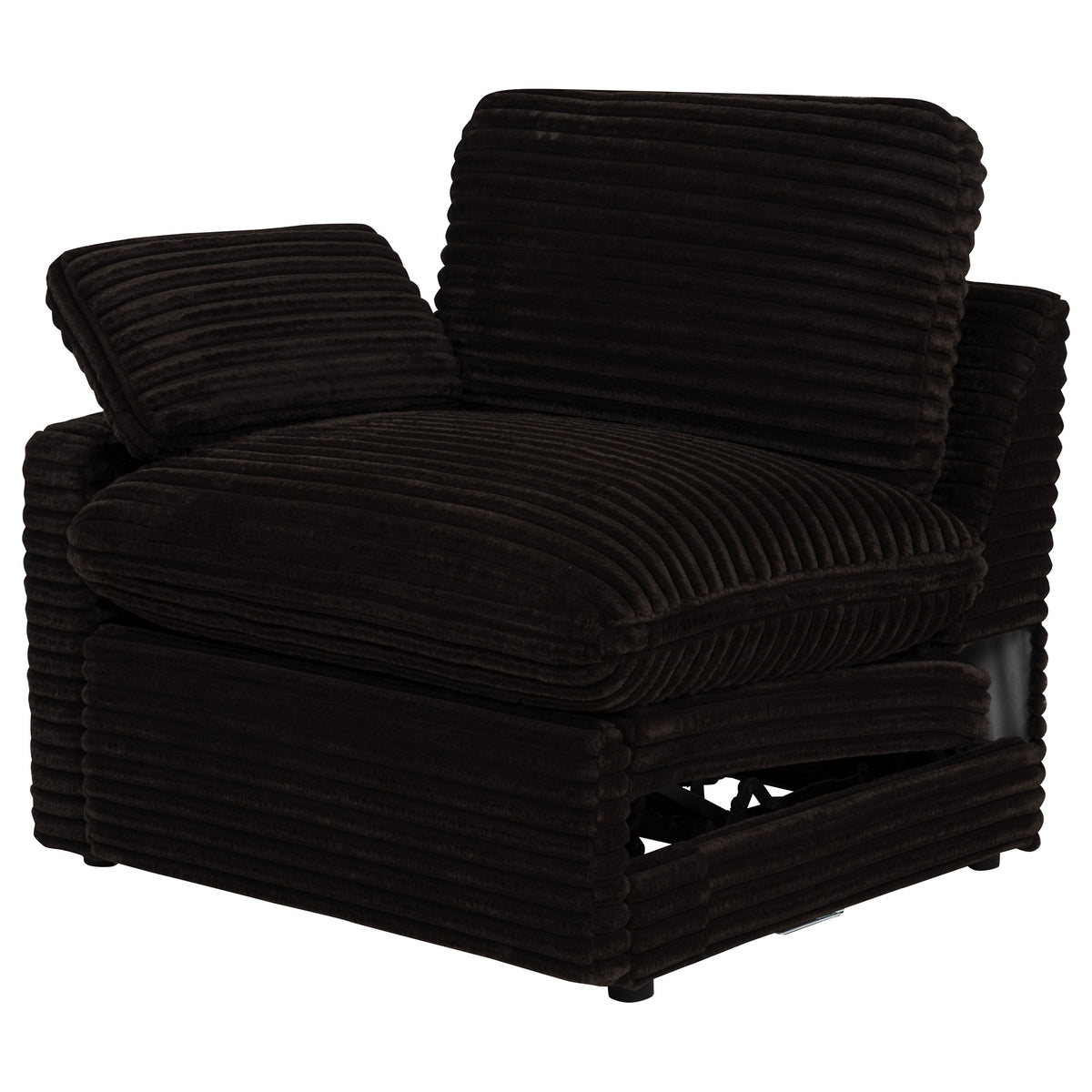 Collins Modular Power Recliner - Chocolate Brown, Left Arm Facing