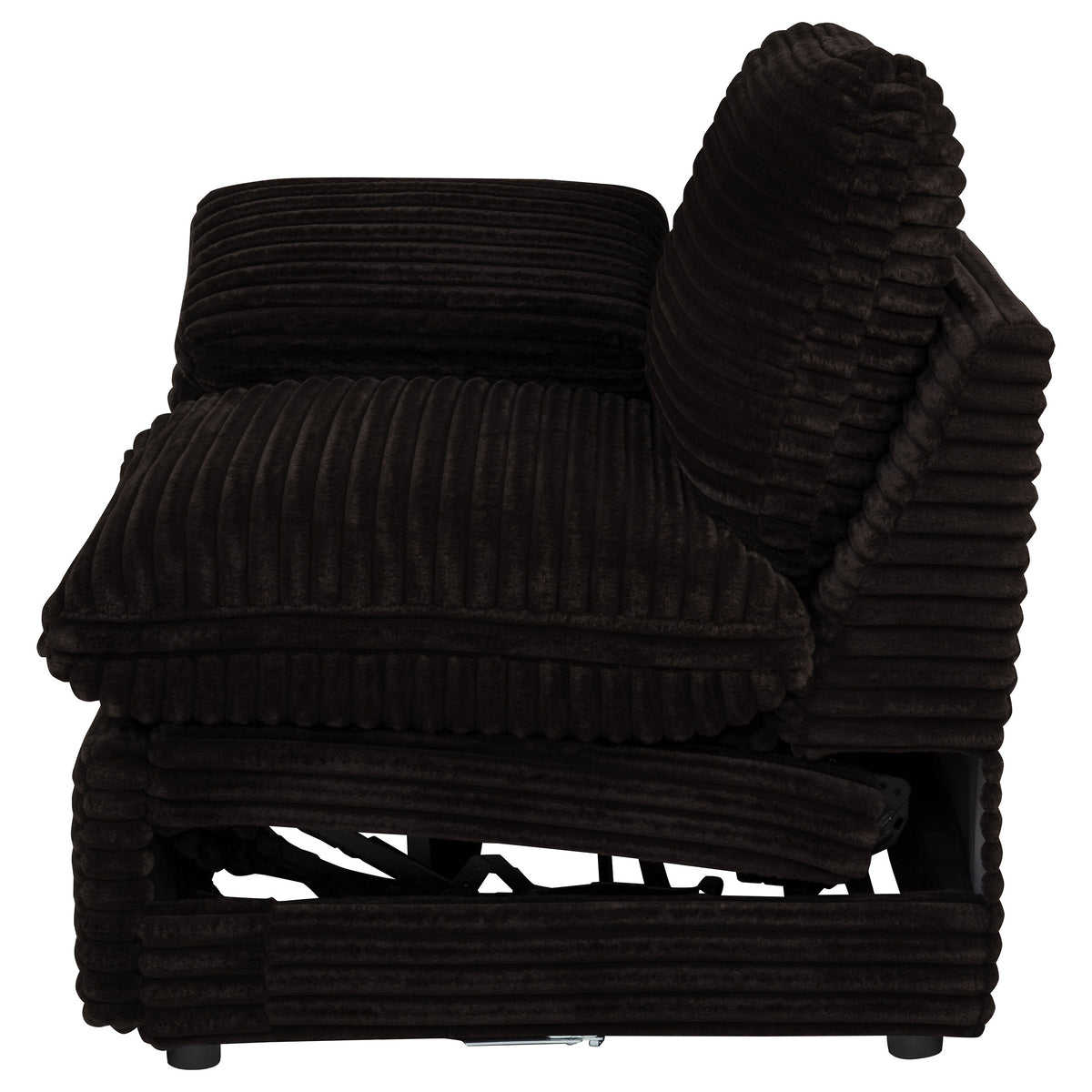 Collins Modular Power Recliner - Chocolate Brown, Left Arm Facing