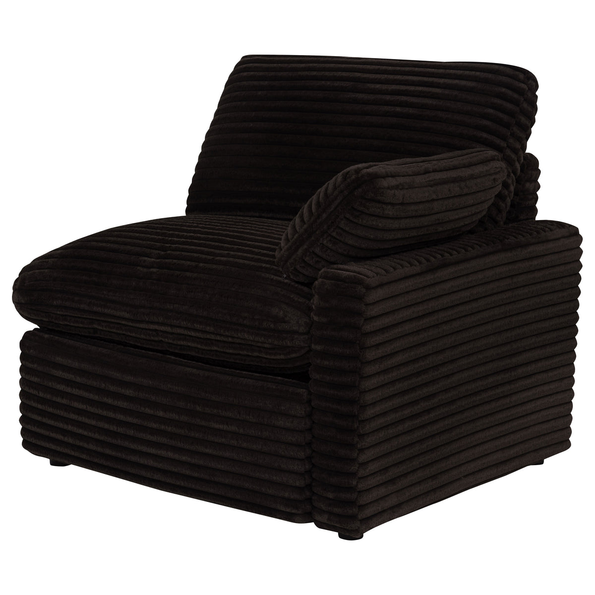 Collins Modular Power Recliner - Chocolate Brown, Right Arm Facing