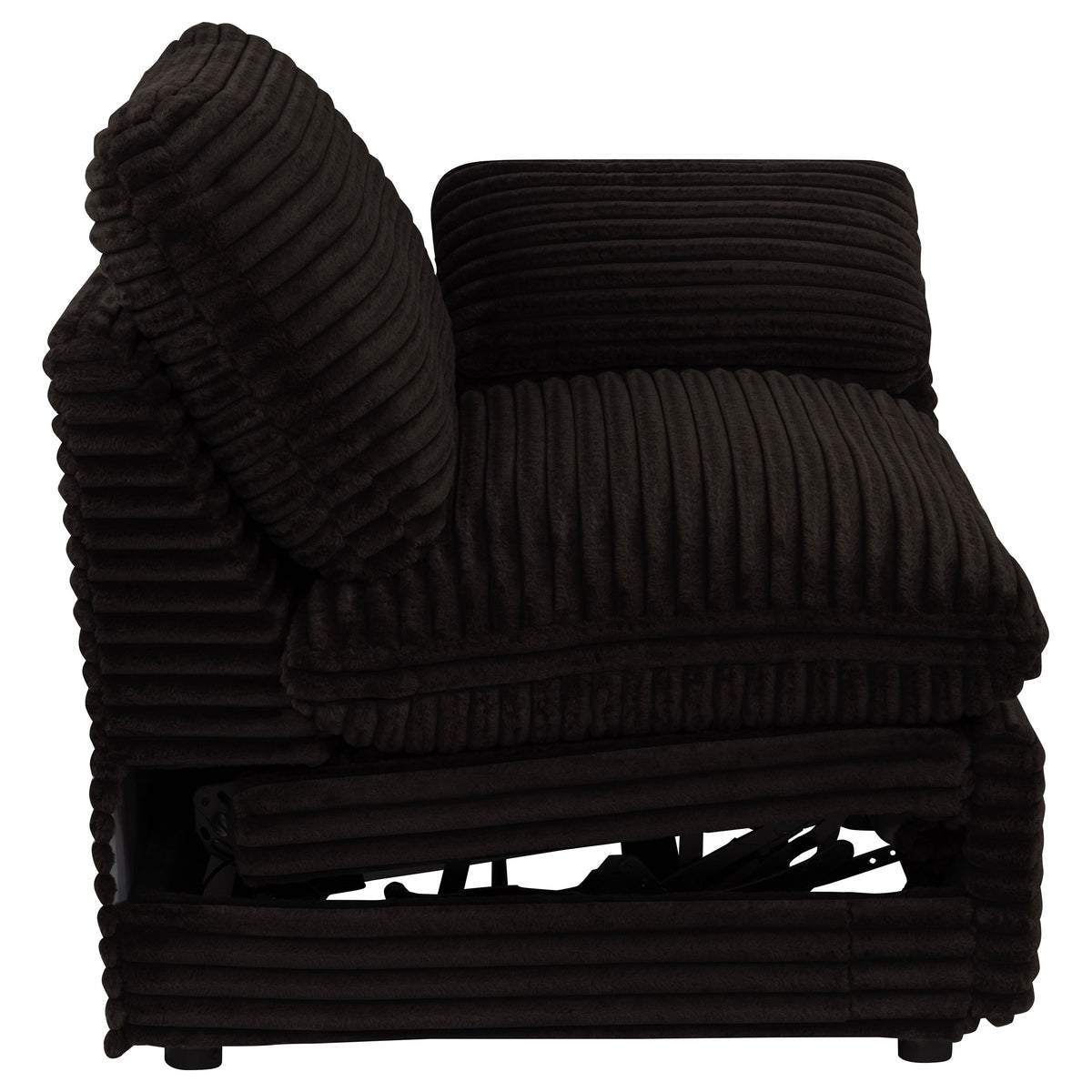 Collins Modular Power Recliner - Chocolate Brown, Right Arm Facing