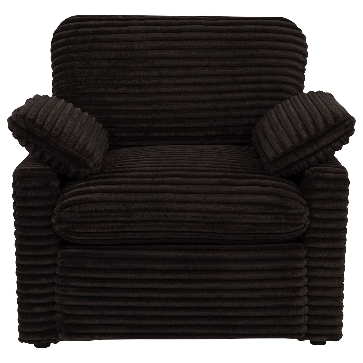 Collins Upholstered Power Recliner Chair - Chocolate Brown
