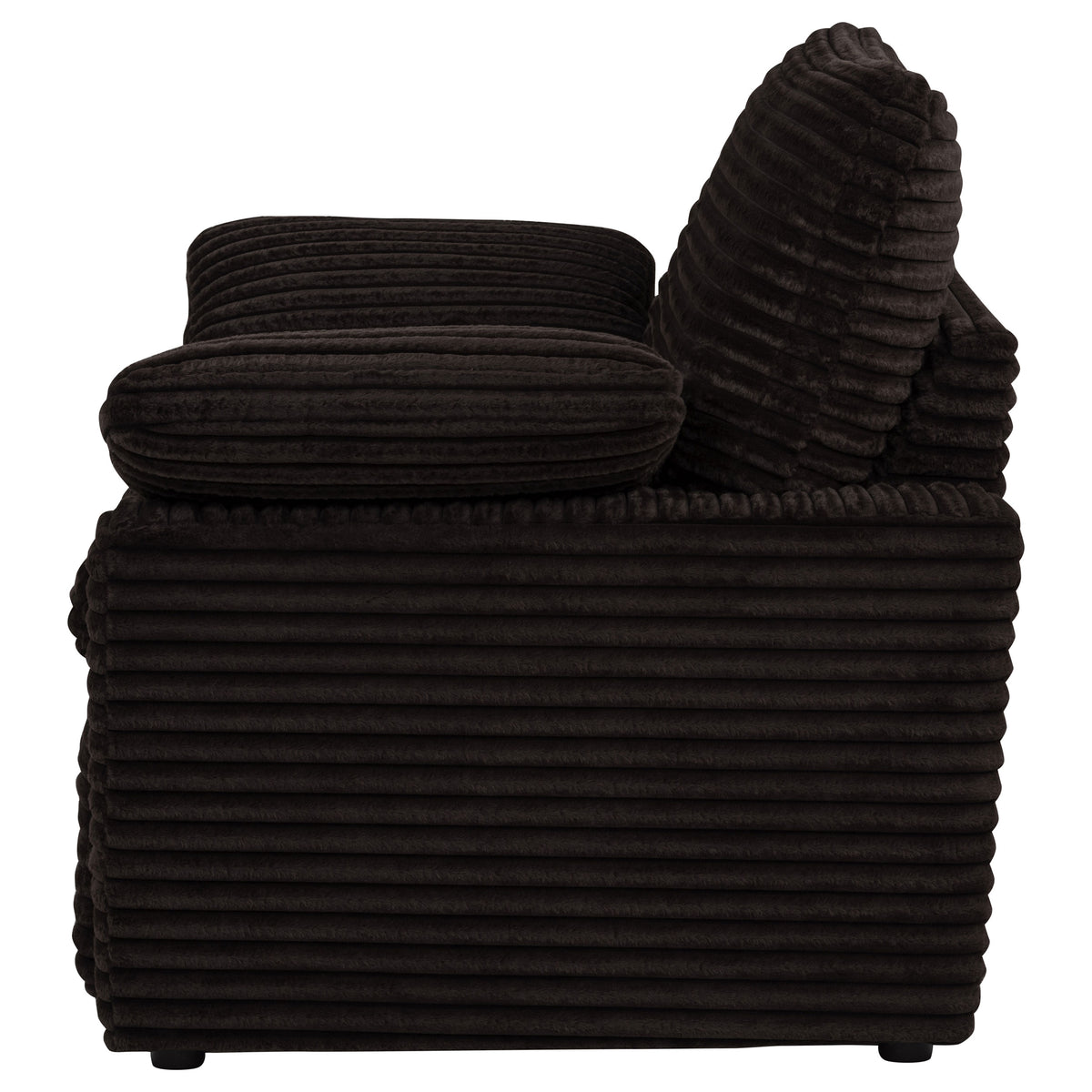 Collins Upholstered Power Recliner Chair - Chocolate Brown