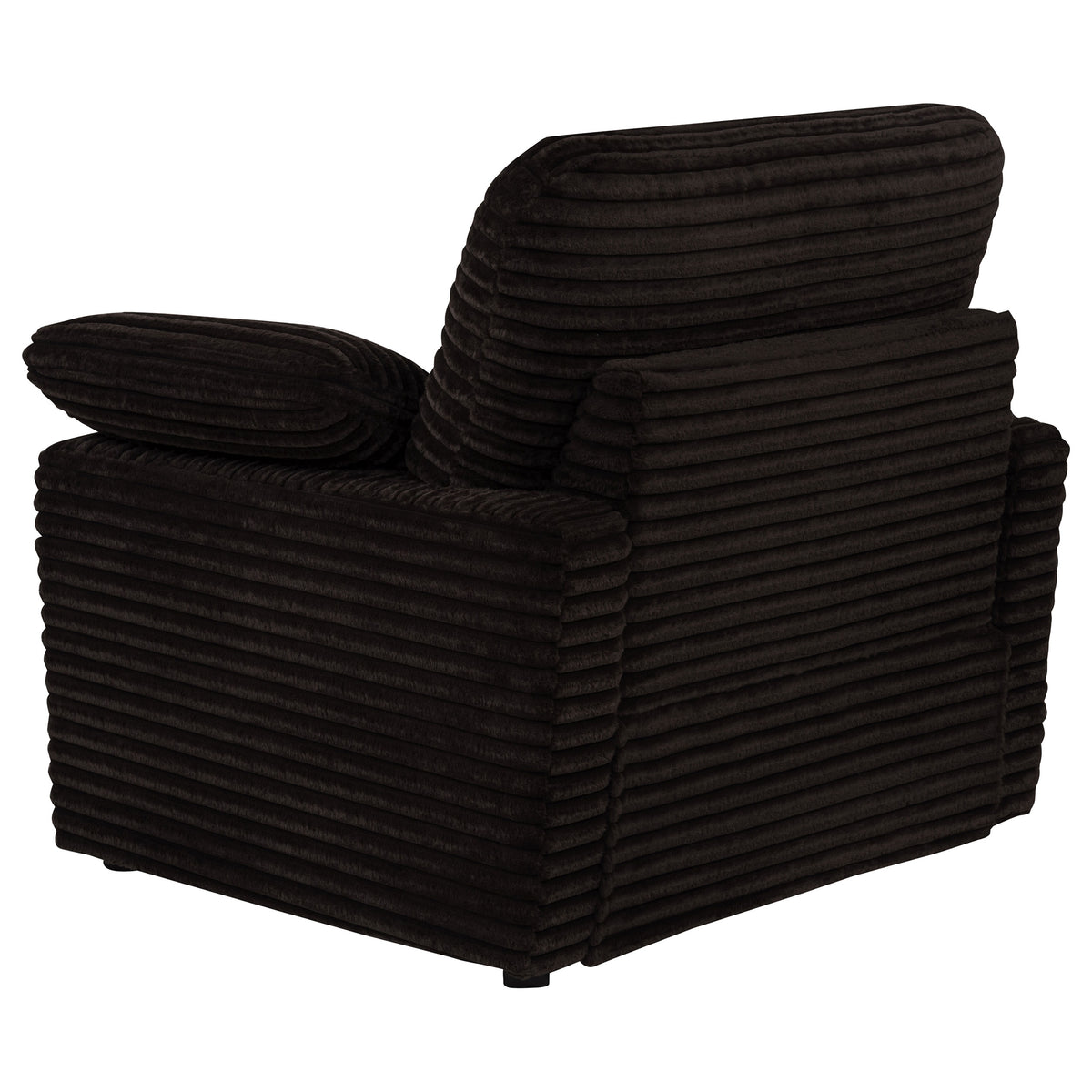 Collins Upholstered Power Recliner Chair - Chocolate Brown