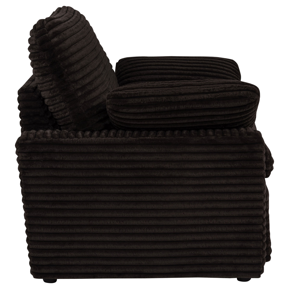 Collins Upholstered Power Recliner Chair - Chocolate Brown