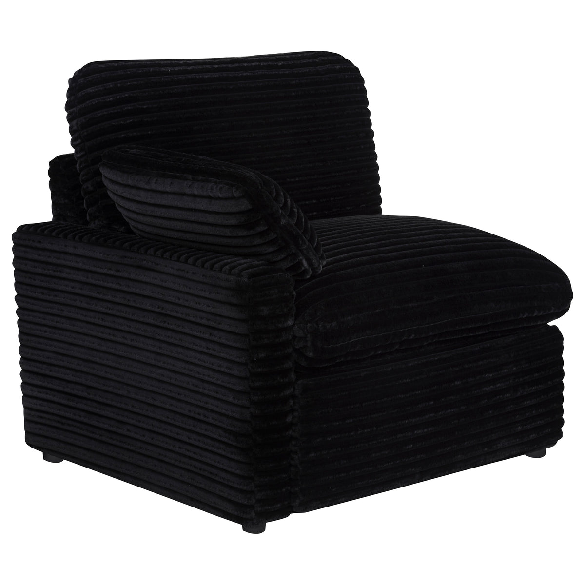 Collins Modular Power Recliner - Black, Left Arm Facing