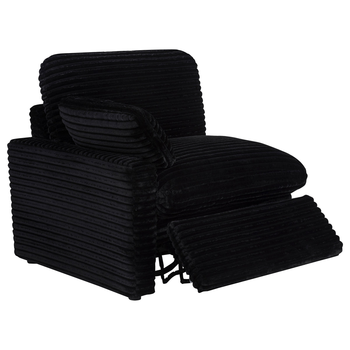 Collins Modular Power Recliner - Black, Left Arm Facing