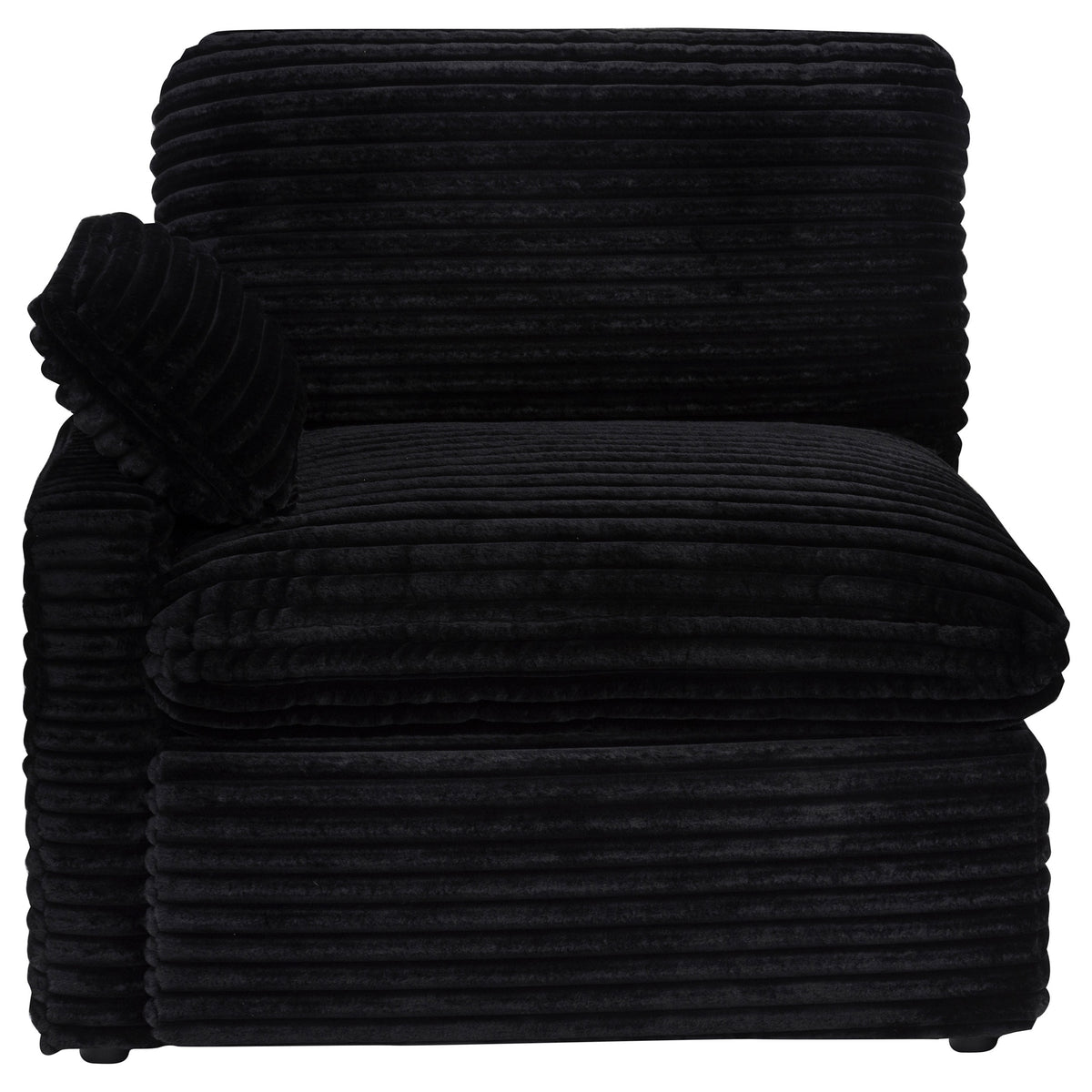 Collins Modular Power Recliner - Black, Left Arm Facing