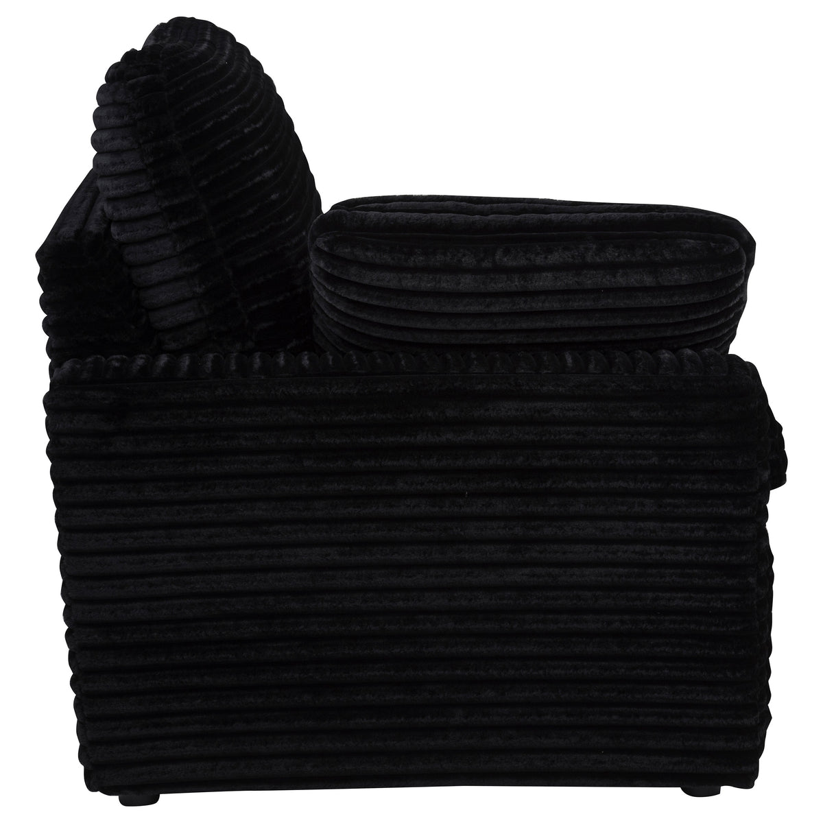 Collins Modular Power Recliner - Black, Left Arm Facing