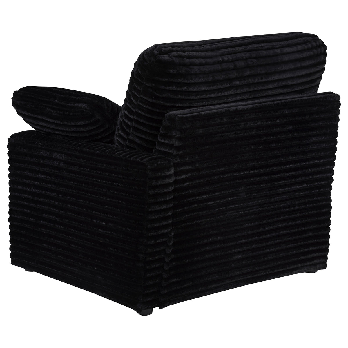 Collins Modular Power Recliner - Black, Right Arm Facing