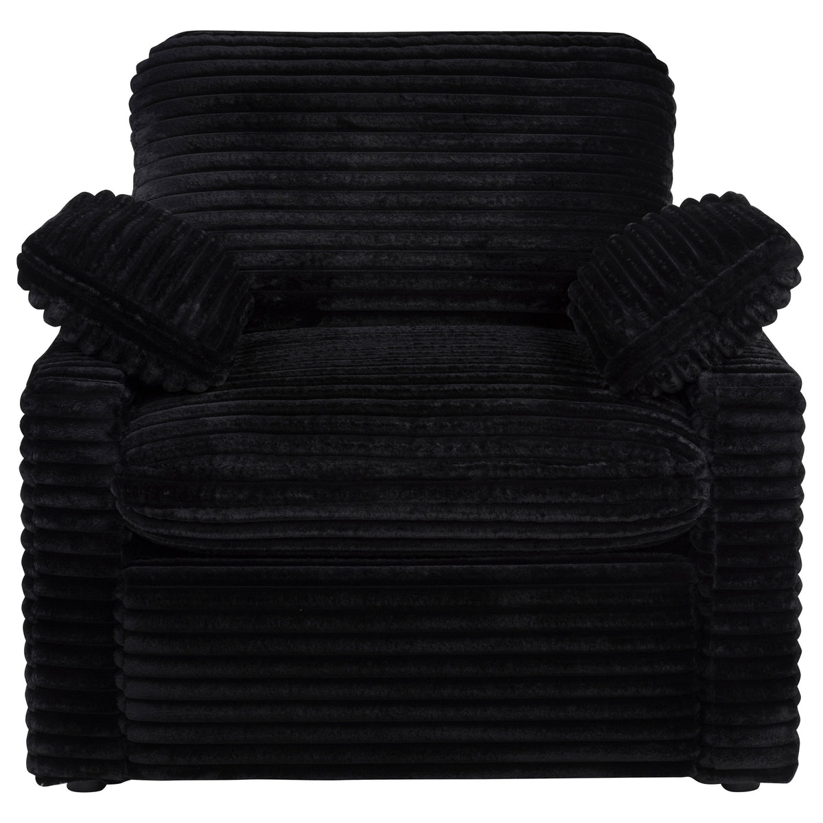 Collins Upholstered Power Recliner Chair - Black