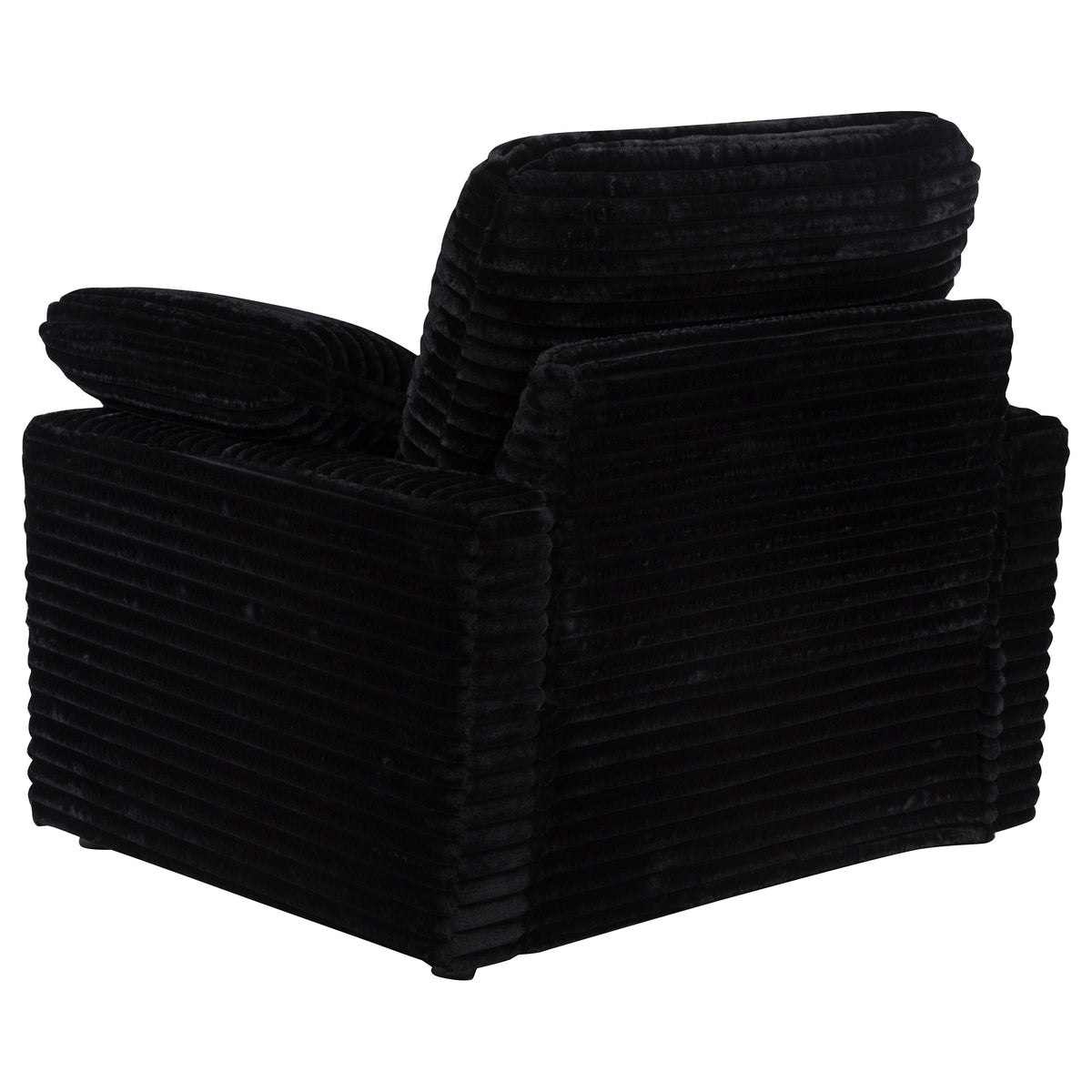 Collins Upholstered Power Recliner Chair - Black