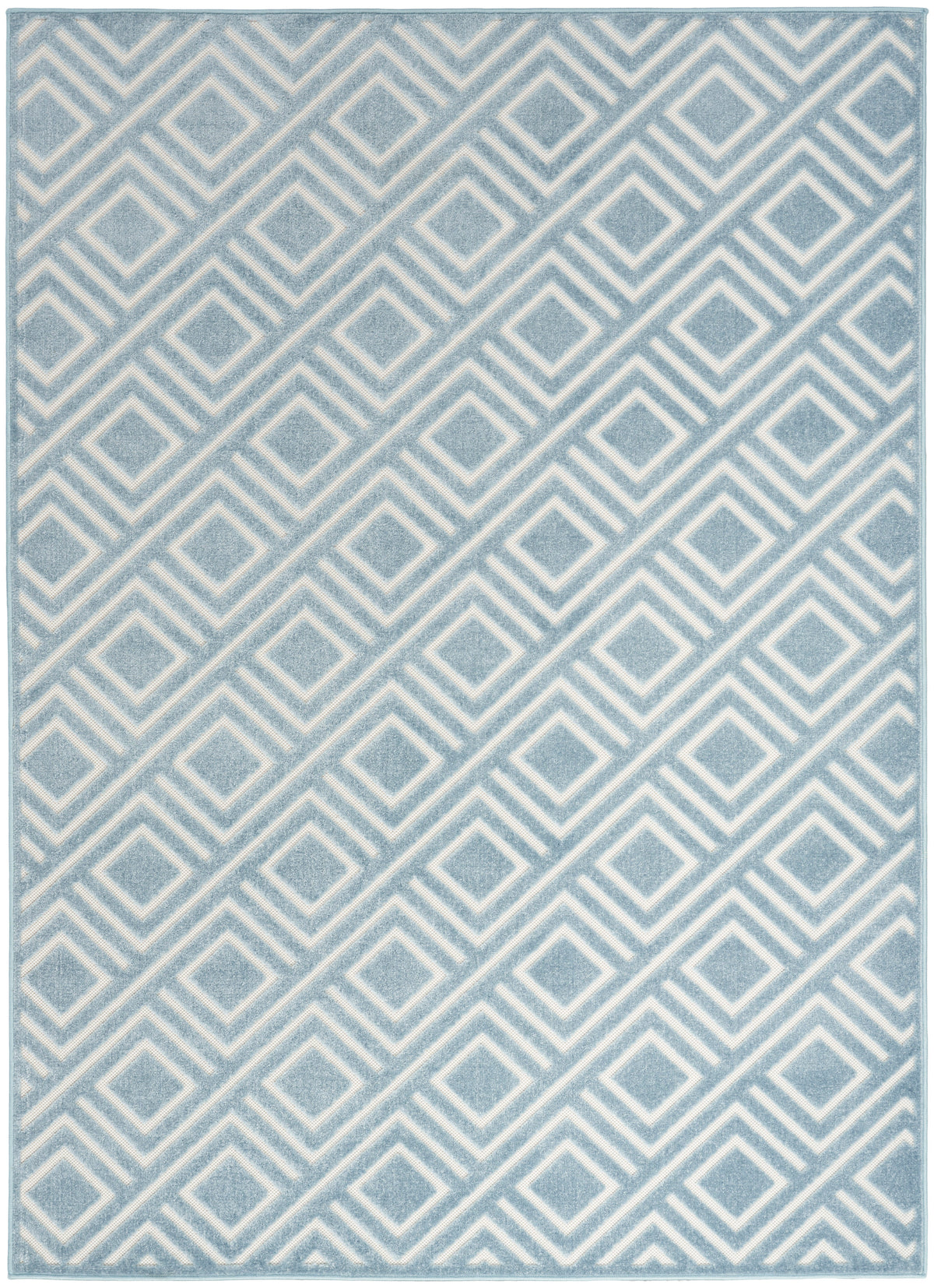 Care Free CAF03 Blue Rug - Rectangle