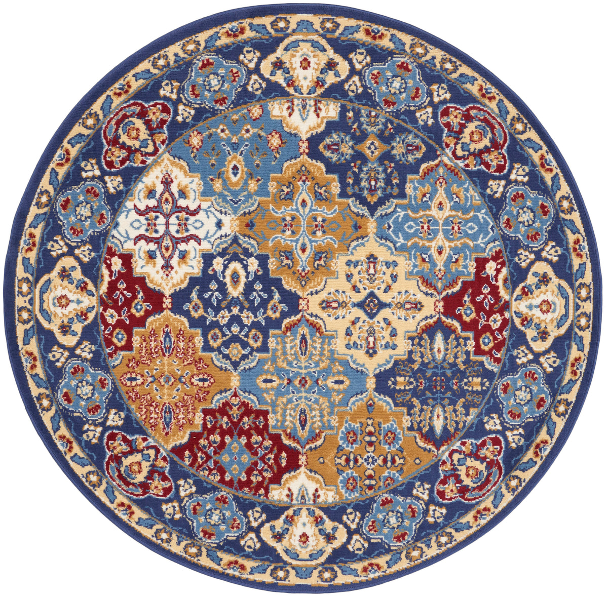 Grafix GRF31 Multicolor Rug - Round