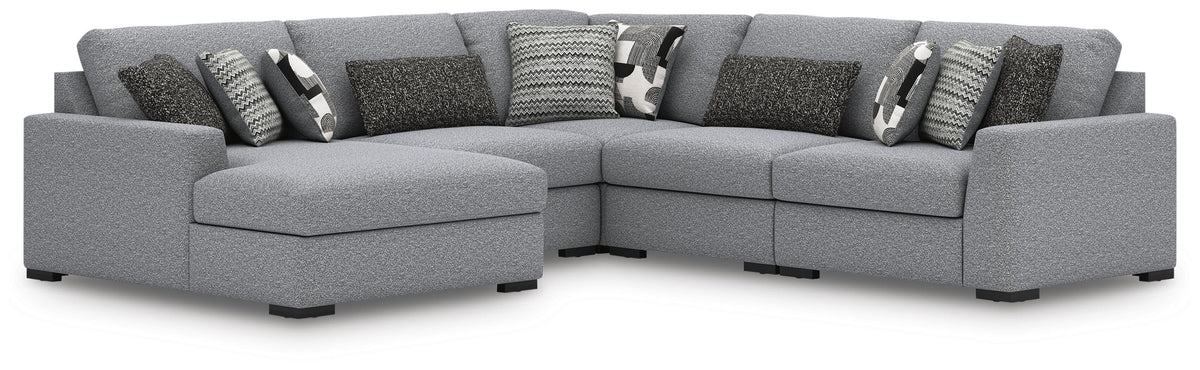 Bealton 5-Piece Sectional with Chaise Next-Gen Nuvella™ Performance Fabric