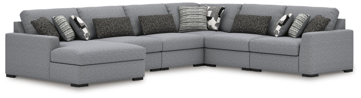 Bealton 6-Piece Sectional with Chaise Next-Gen Nuvella™ Performance Fabric