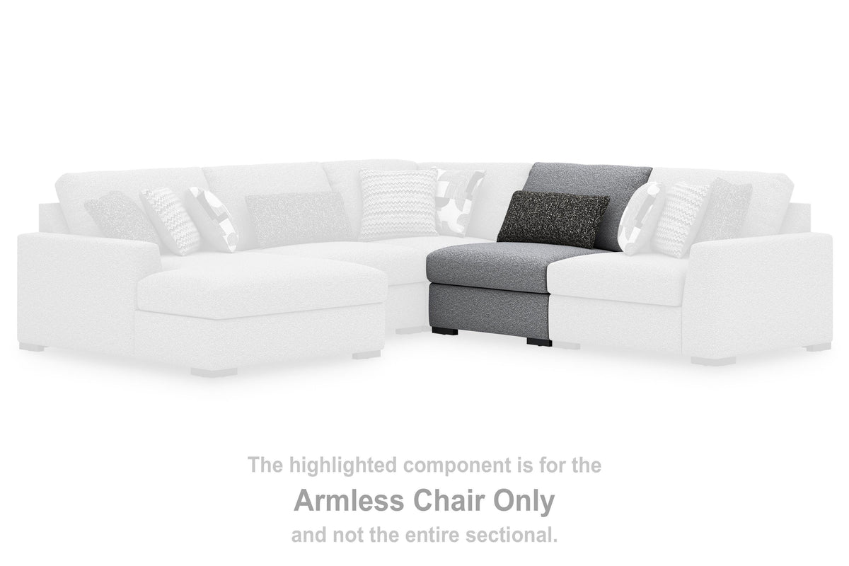 Bealton Armless Chair Next-Gen Nuvella™ Performance Fabric