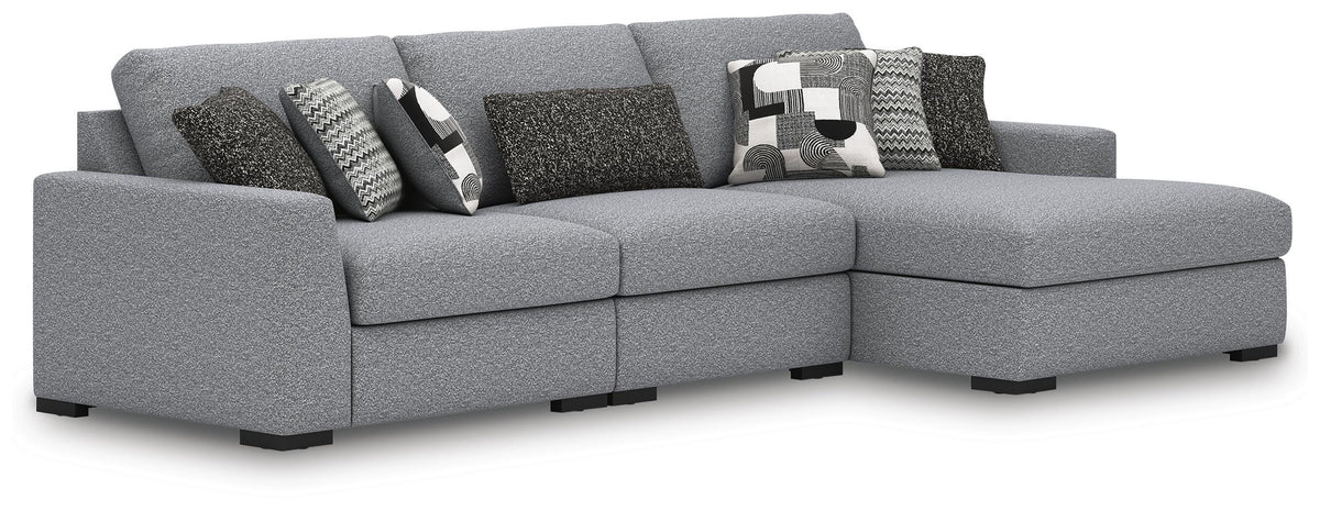 Bealton 3-Piece Sectional with Chaise Next-Gen Nuvella™ Performance Fabric